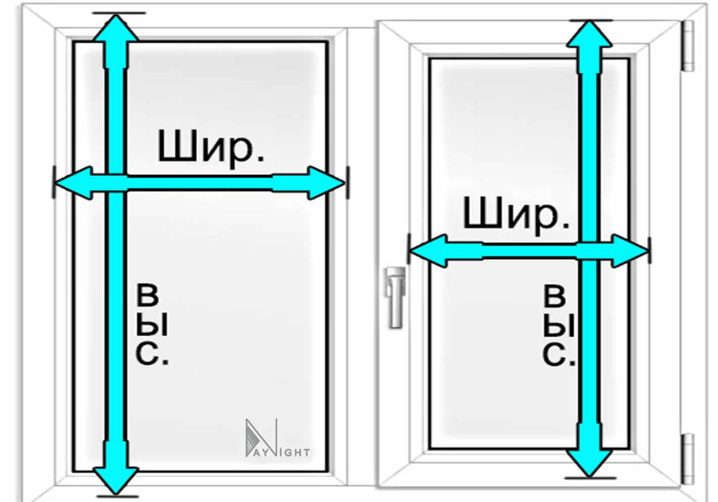 Как измерять горизонтальные жалюзи